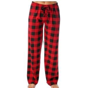 OLD NAVY SIZE MEDIUM NWOT RED BUFFALO PLAID FLANNEL PAJAMA  PANTS